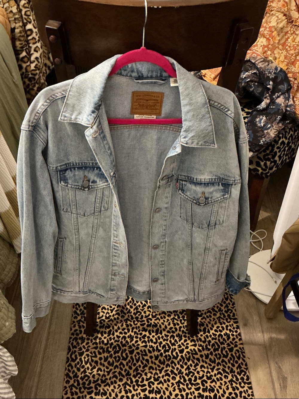Levi's Light Blue Stonewash Denim Trucker Jacket